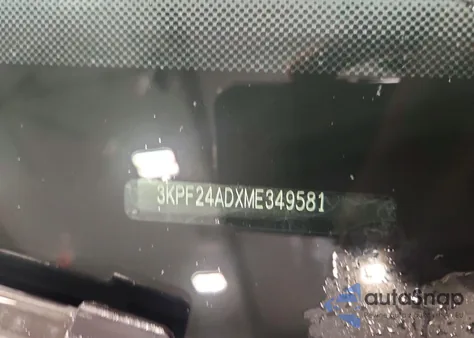 2021 Kia Forte Fe из США, поврежденный, VIN 3KPF24ADXME349581